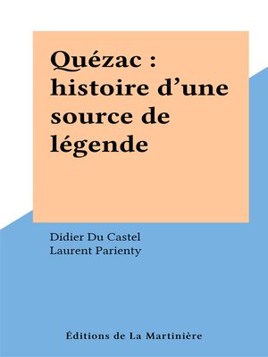cover image of Quézac